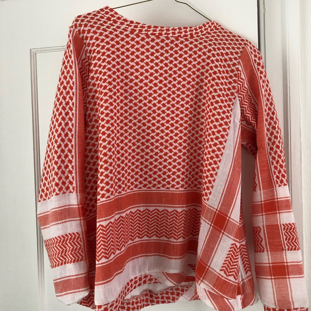 Cecillie Copenhagen top in red, size small